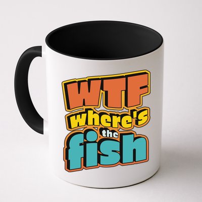 WTF Where's The Fish Funny Mug