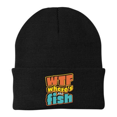WTF Where's The Fish Funny Beanie