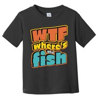 WTF Where's The Fish Funny Toddler T-Shirt
