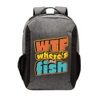 WTF Where's The Fish Funny Vector Backpack