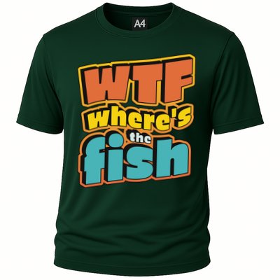 WTF Where's The Fish Funny Performance Shirt