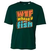 WTF Where's The Fish Funny Cooling Performance Crew T-Shirt