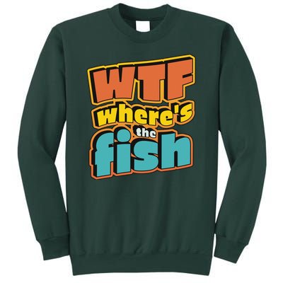 WTF Where's The Fish Funny Sweatshirt