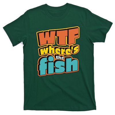 WTF Where's The Fish Funny T-Shirt