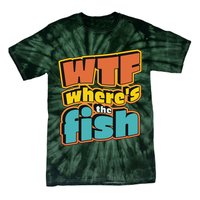 WTF Where's The Fish Funny Tie-Dye T-Shirt