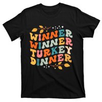 Winner Winner Turkey Dinner Retro Thanksgiving Fall Outfits T-Shirt