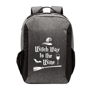 Witch Way To The Wine Funny Wine Drinking Gift Idea Vector Backpack