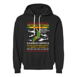 We Were The Best America Had Vietnam Veteran Brothers Who Cool Gift Garment-Dyed Fleece Hoodie