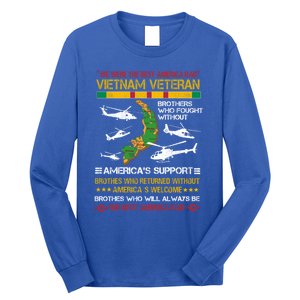 We Were The Best America Had Vietnam Veteran Brothers Who Cool Gift Long Sleeve Shirt