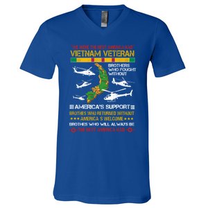 We Were The Best America Had Vietnam Veteran Brothers Who Cool Gift V-Neck T-Shirt