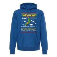 We Were The Best America Had Vietnam Veteran Brothers Who Cool Gift Premium Hoodie