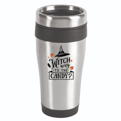 Witch Way To The Candy? 16oz Travel Tumbler