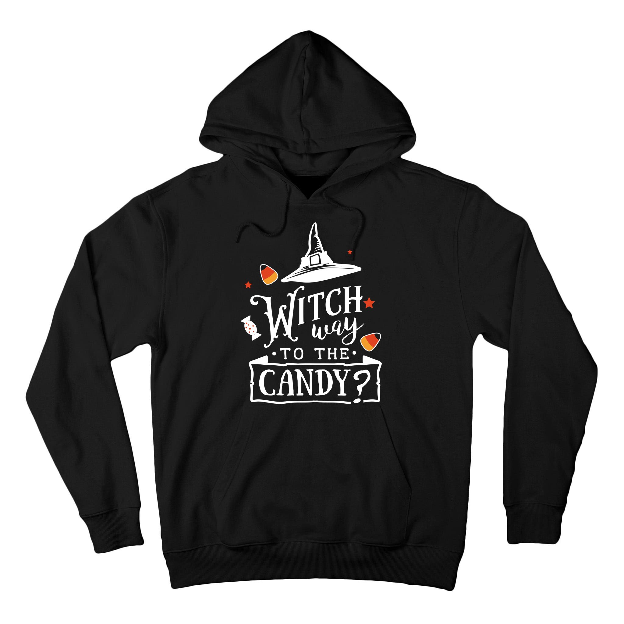 Witch Way To The Candy? Tall Hoodie