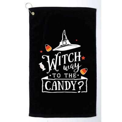 Witch Way To The Candy? Platinum Collection Golf Towel