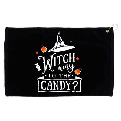 Witch Way To The Candy? Grommeted Golf Towel