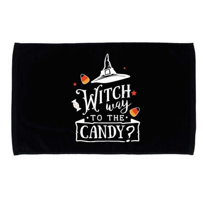 Witch Way To The Candy? Microfiber Hand Towel