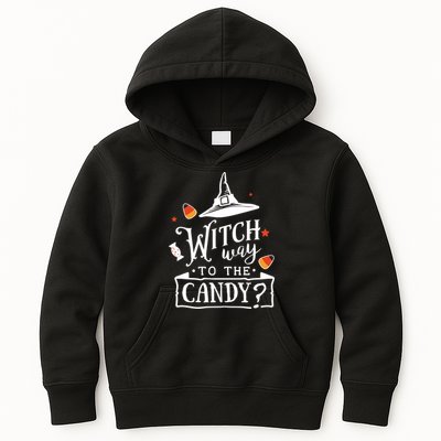 Witch Way To The Candy? Kids Hoodie