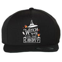 Witch Way To The Candy? Wool Snapback Cap