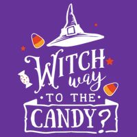 Witch Way To The Candy? Baby Bodysuit
