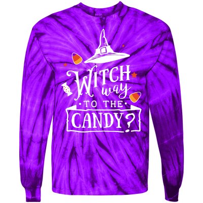 Witch Way To The Candy? Tie-Dye Long Sleeve Shirt