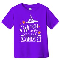 Witch Way To The Candy? Toddler T-Shirt