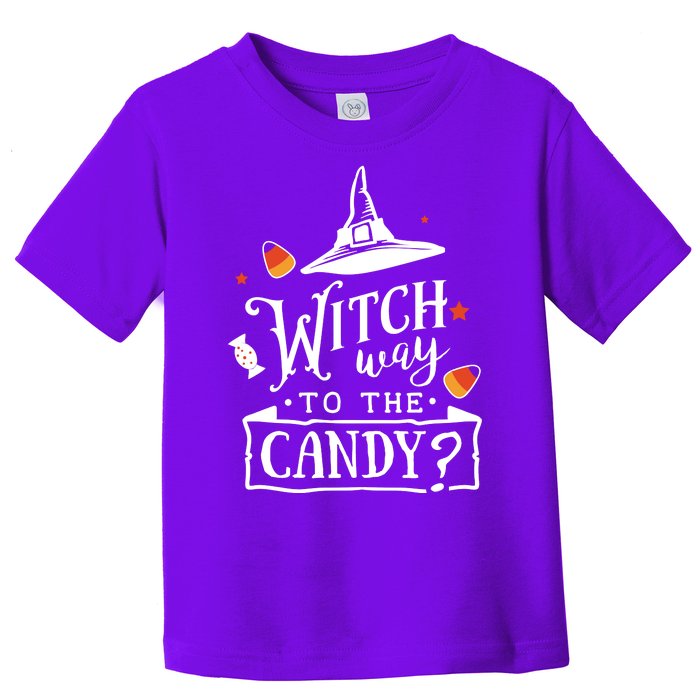 Witch Way To The Candy? Toddler T-Shirt