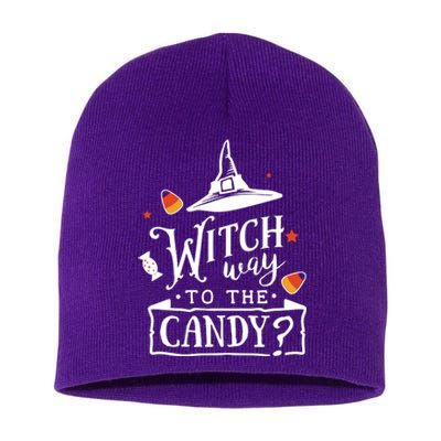 Witch Way To The Candy? Short Acrylic Beanie