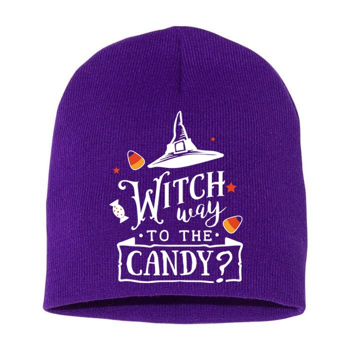 Witch Way To The Candy? Short Acrylic Beanie