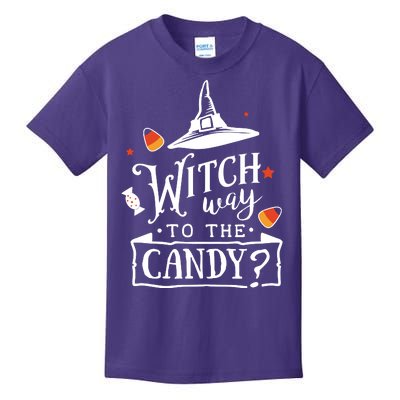 Witch Way To The Candy? Kids T-Shirt