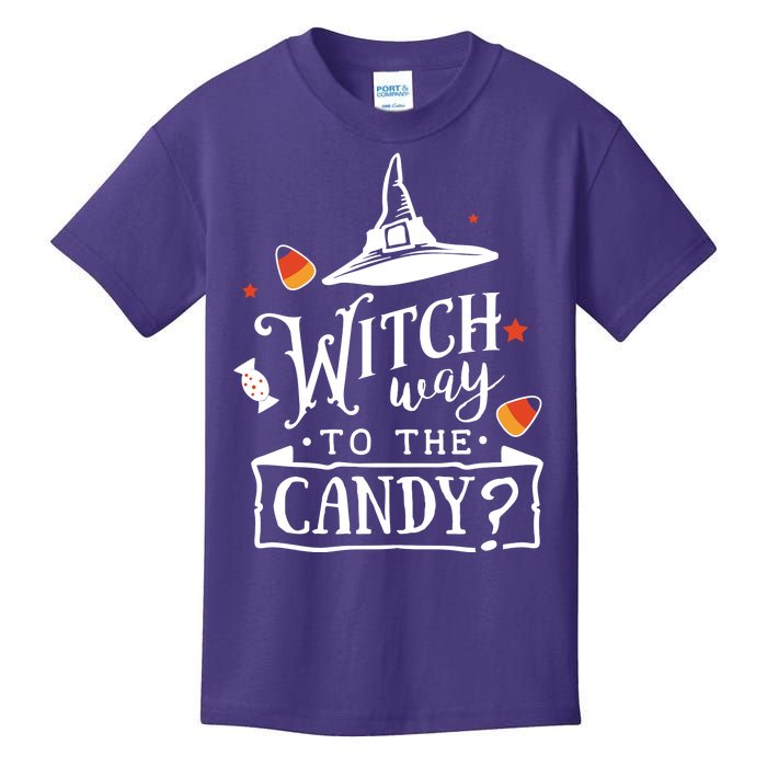 Witch Way To The Candy? Kids T-Shirt