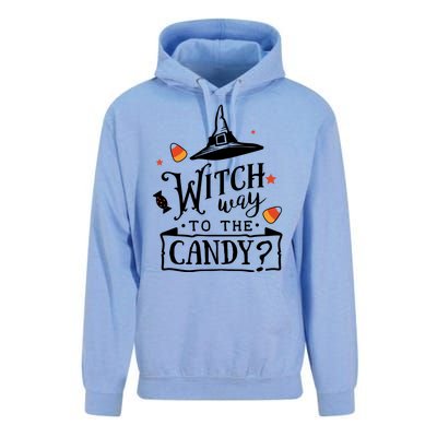 Witch Way To The Candy? Unisex Surf Hoodie