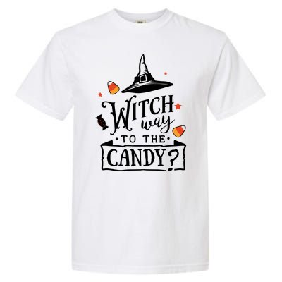 Witch Way To The Candy? Garment-Dyed Heavyweight T-Shirt