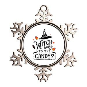 Witch Way To The Candy? Metallic Star Ornament