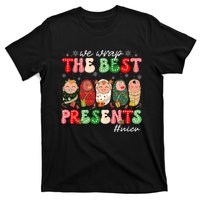 We Wrap The Best Presents Nicu Neonatal Icu Nurse Christmas T-Shirt