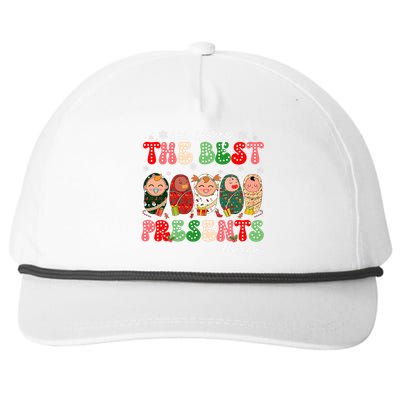 We Wrap The Best Presents Nicu Neonatal Icu Nurse Christmas Snapback Five-Panel Rope Hat