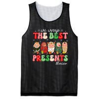 We Wrap The Best Presents Nicu Neonatal Icu Nurse Christmas Mesh Reversible Basketball Jersey Tank