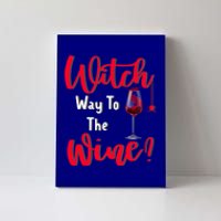 Witch Way To The Wine? Funny Halloween Party Ing Gift Canvas