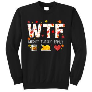 Wtf Whiskey Turkey Family Funny Thanksgiving Day Sweatshirt