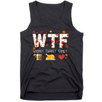 Wtf Whiskey Turkey Family Funny Thanksgiving Day Tank Top