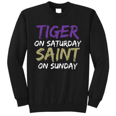 Weekend Warrior Tiger vs. Saint Sweatshirt