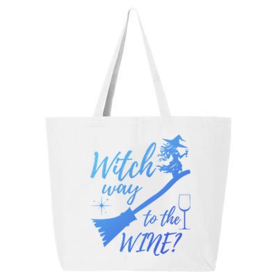 Witch Way To Wine Spooky Graphic Halloween Ing Graphic Meaningful Gift 25L Jumbo Tote