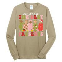 We Wrap The Best Presents Mother Baby Nurse L&D Nicu Xmas Tall Long Sleeve T-Shirt