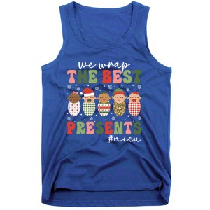 We Wrap The Best Presents Nicu Nurse Christmas Nurse Gift Tank Top