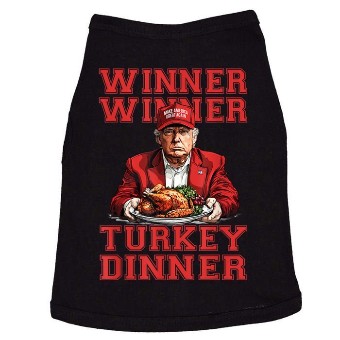 Winner Winner Turkey Dinner Donald Trump Usa Thanksgiving Doggie Tank