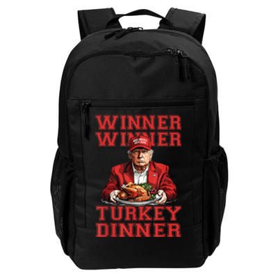 Winner Winner Turkey Dinner Donald Trump Usa Thanksgiving Daily Commute Backpack