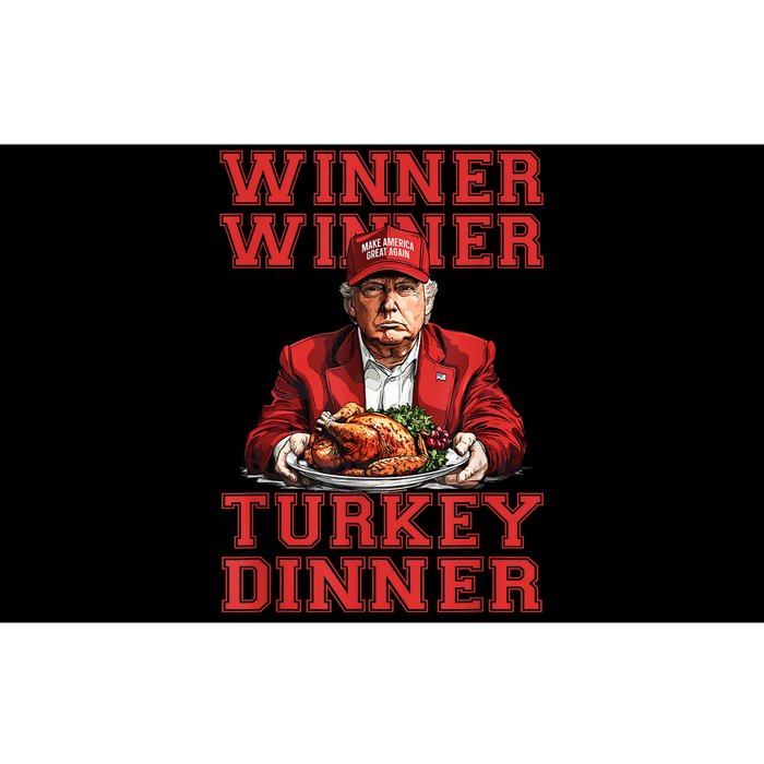 Winner Winner Turkey Dinner Donald Trump Usa Thanksgiving Bumper Sticker