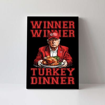 Winner Winner Turkey Dinner Donald Trump Usa Thanksgiving Canvas