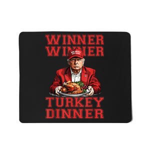 Winner Winner Turkey Dinner Donald Trump Usa Thanksgiving Mousepad