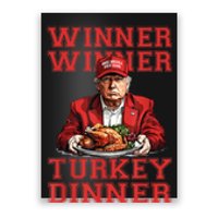 Winner Winner Turkey Dinner Donald Trump Usa Thanksgiving Poster