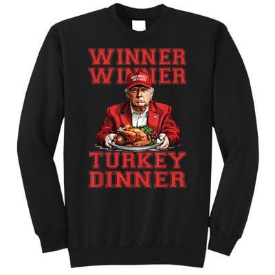 Winner Winner Turkey Dinner Donald Trump Usa Thanksgiving Tall Sweatshirt